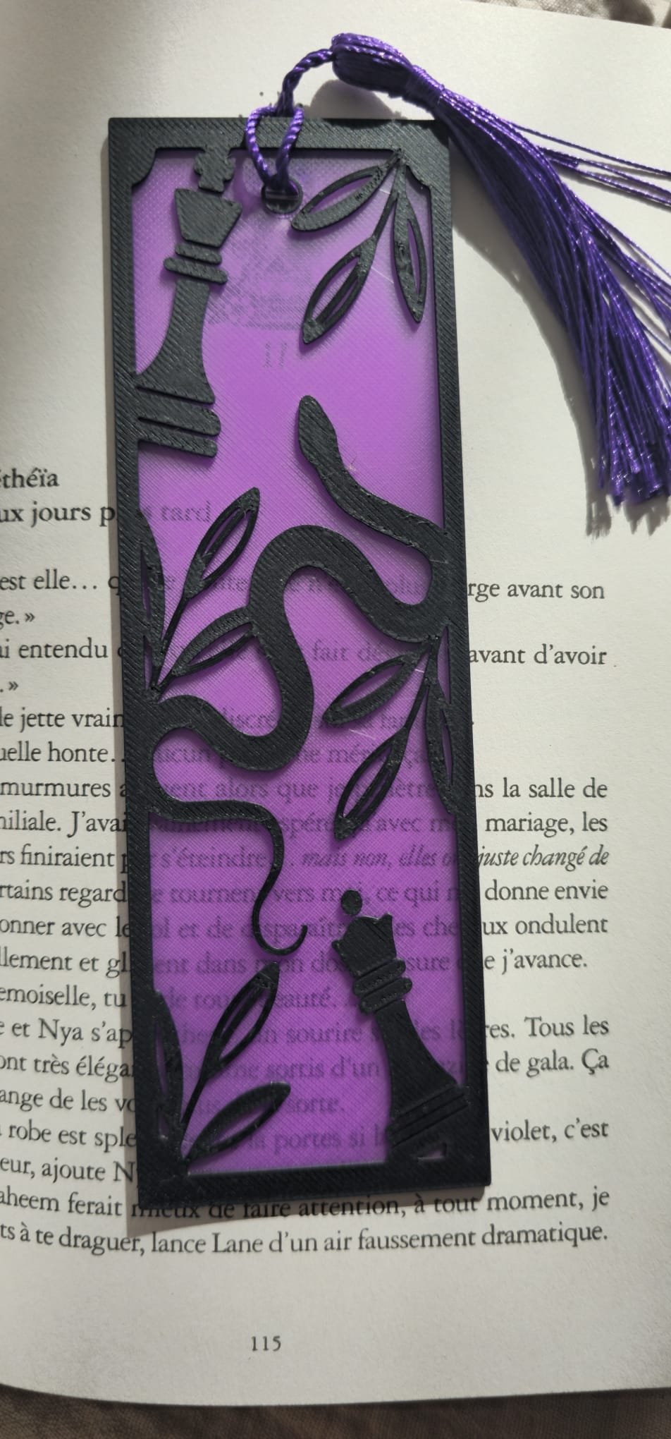 🐍♟️ Marque-page Serpent & Échecs