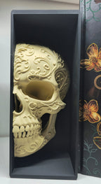 💀 Book Nook – Crâne Décoratif