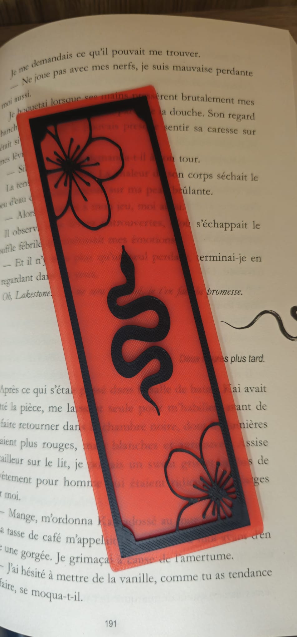 🖤 Marque-page 657 - SERPENT