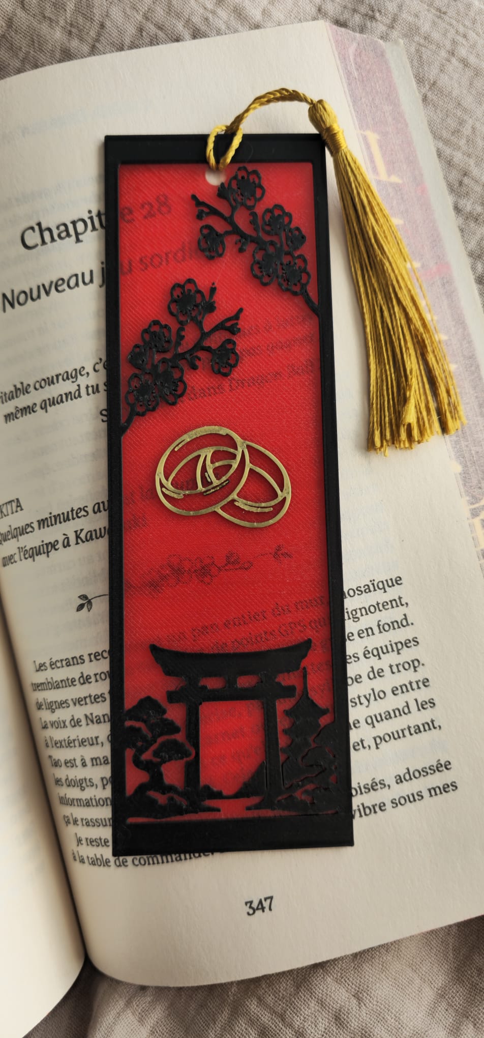 Marque-page inspiration japonaise 🌸